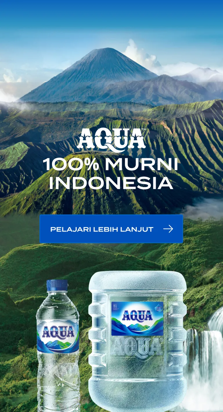 AQUA 100% Murni Indonesia